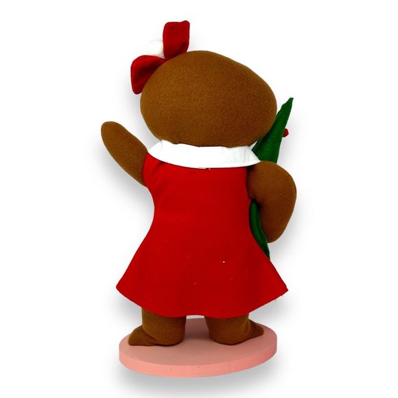 17" Fabric Gingerbread Woman Holding Christmas Tree - Target Wondershop 2023 - Picture 6 of 7